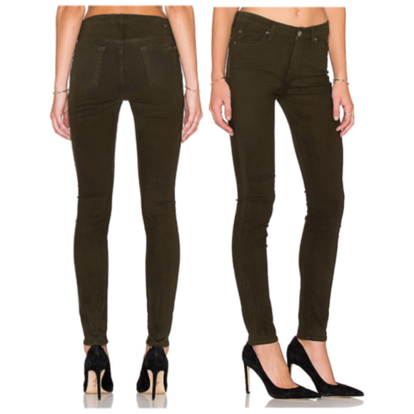 EUC 7 For All Mankind Mid Rise Skinny, Hunter, 25 - Picture 2 of 5